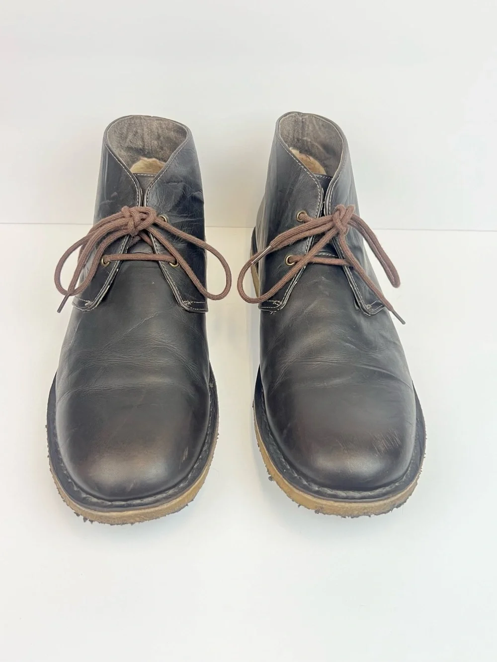 UGG Leighton Chukka Boots Shoes Mens Size 15 Dark Brown Leather 3275